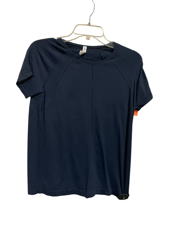 Athletic Top Short Sleeve By Athleta In Navy, Size: M Youthful Men's Anime
