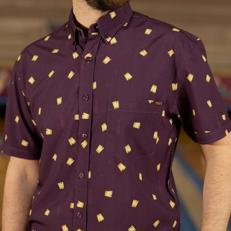 The Big Lebowski "THERE’S A BEVERAGE HERE!" – KUNUFLEX Short Sleeve Shirt Dynamic Men's Moto