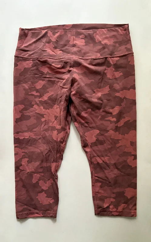 Athletic Leggings By Lululemon, Size: 2x Youthful Men's Pop