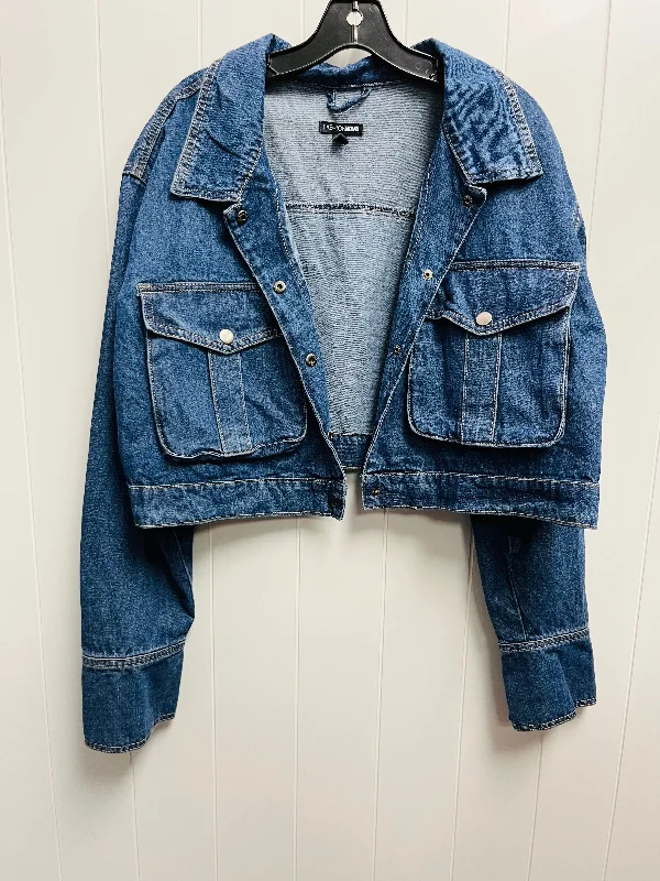 Jacket Denim By Fashion Nova In Blue Denim, Size: 3x Dynamic Men's High