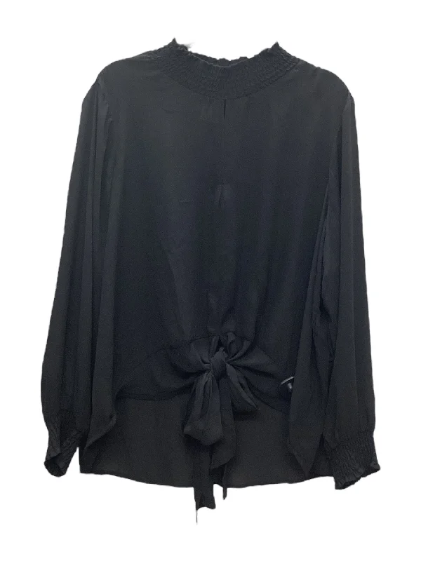 Top Long Sleeve By Clothes Mentor In Black, Size: 3x Edgy Men's Punk