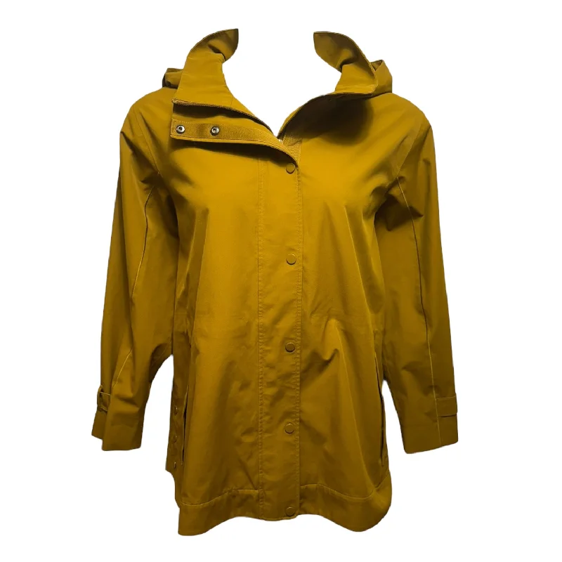 Coat Raincoat By Athleta In Gold, Size: 1x Hip Men's Retro