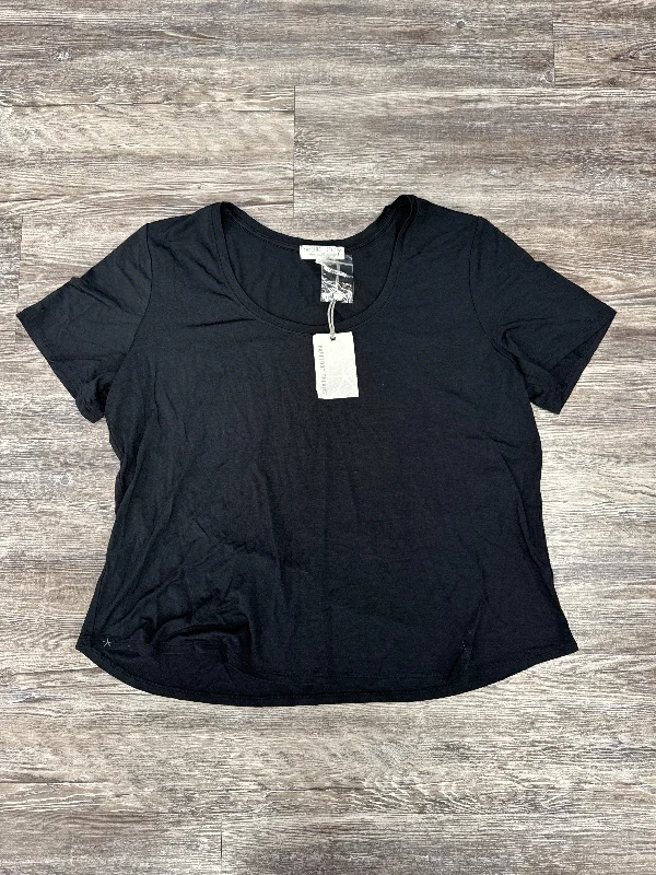 Top Short Sleeve By Barefoot Dreams In Black, Size: Xl Classic Men's Pin