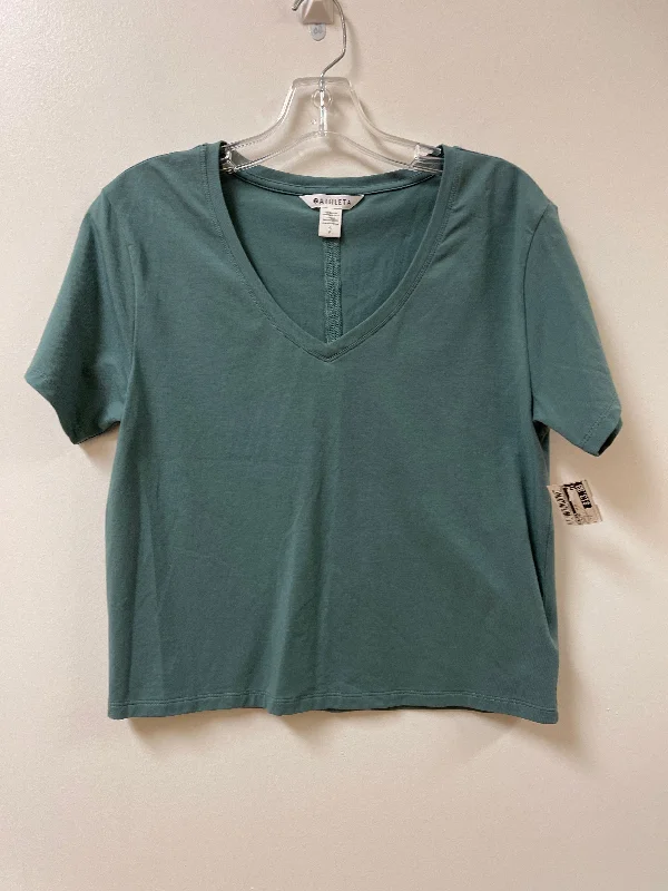 Athletic Top Short Sleeve By Athleta In Green, Size: S Practical Men's Multi