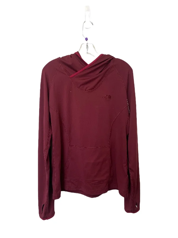 Athletic Jacket By The North Face In Maroon, Size: L Tailored