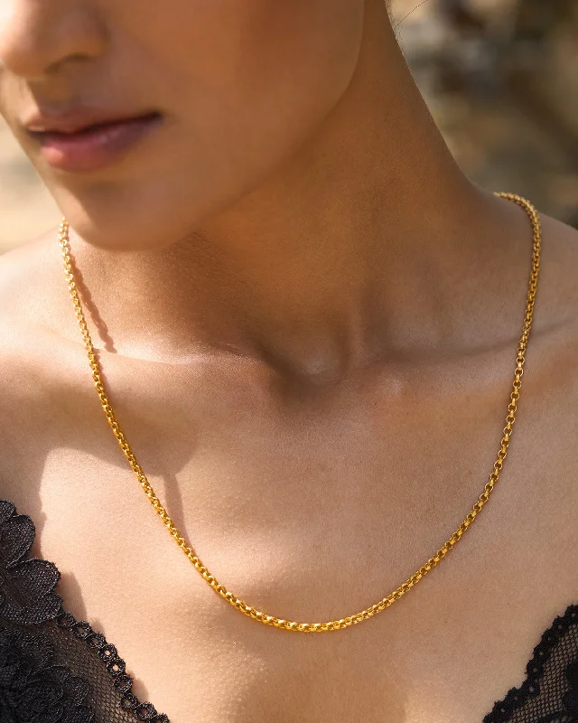 Yaza Chain (Medium) - Gold Trendy Men's Oversized