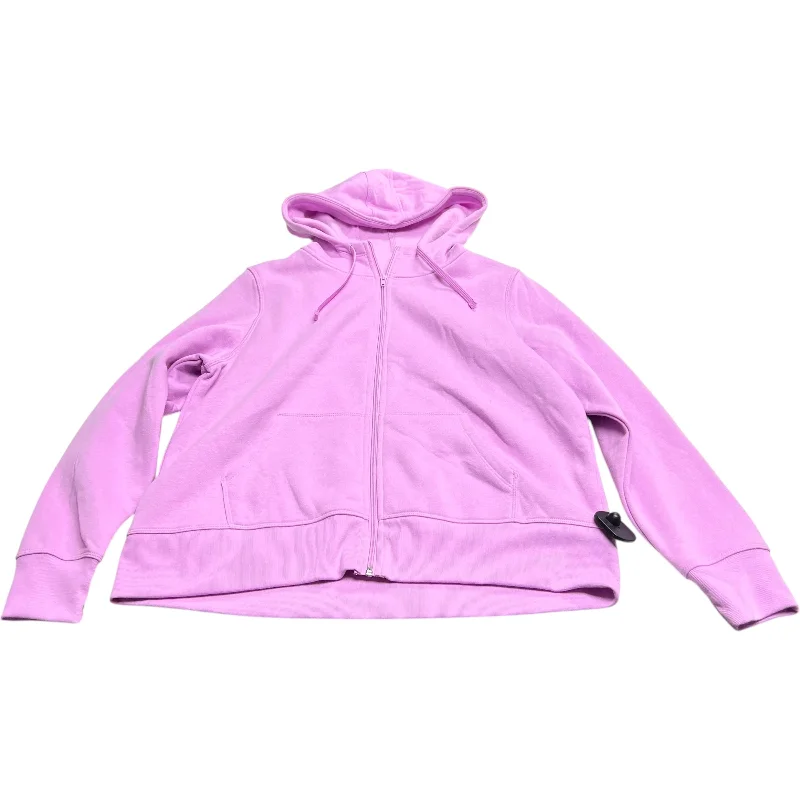 Athletic Jacket By Ideology In Purple, Size: Xl Organic