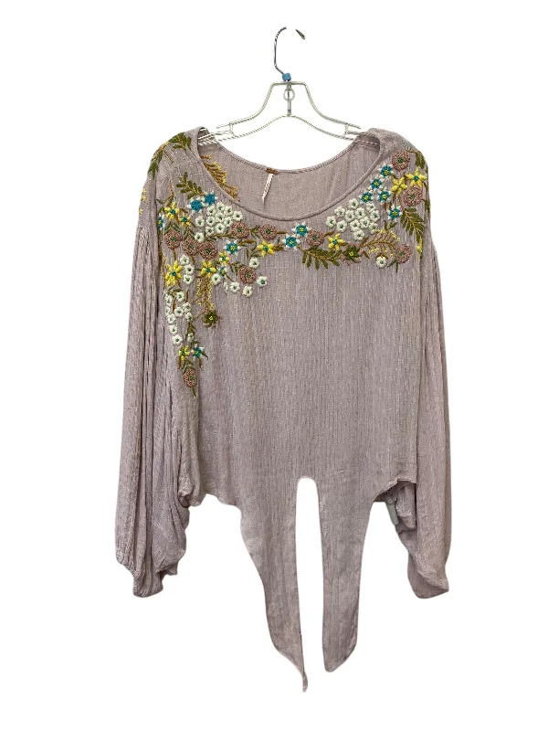 Top Long Sleeve By Free People  Size: L Trendy Men's Bucket