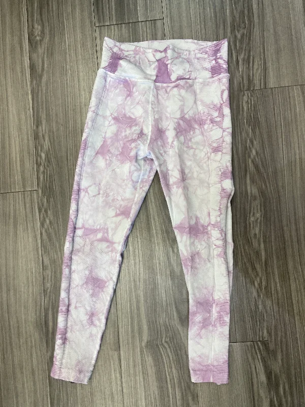 Athletic Leggings By Aerie In Purple & White, Size: M Sophisticated Men's French