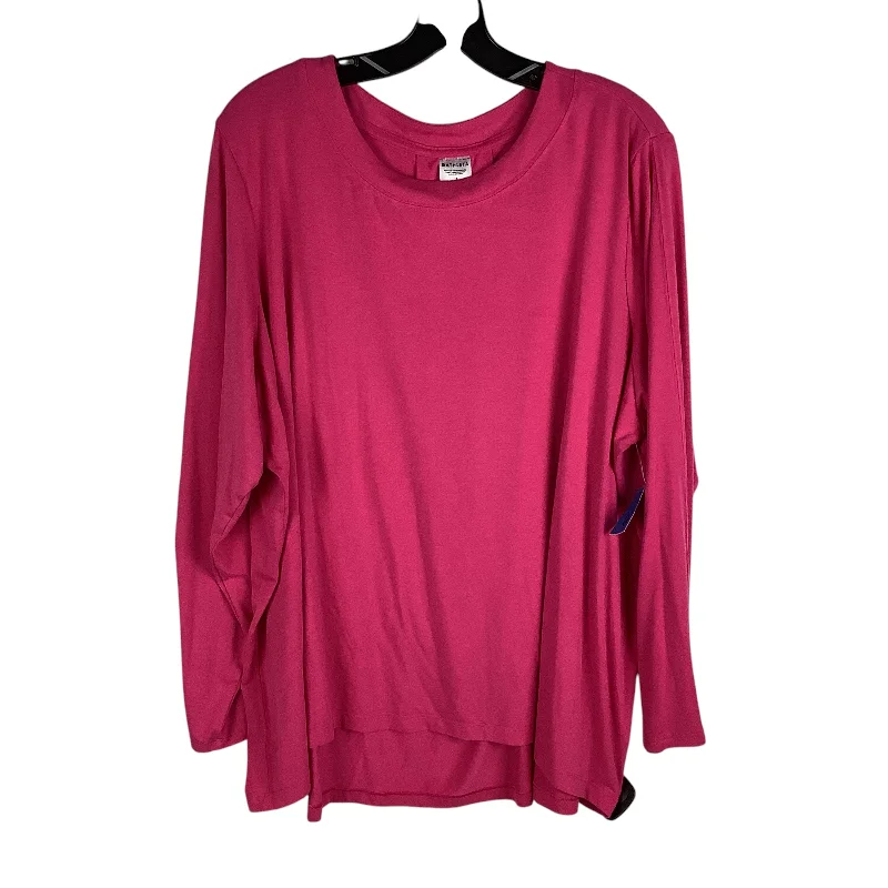 Athletic Top Long Sleeve Crewneck By Athleta In Pink, Size: 1x Dynamic Men's Glow