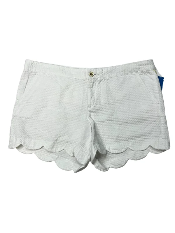 Shorts By Lilly Pulitzer In White, Size: 14 Tailored