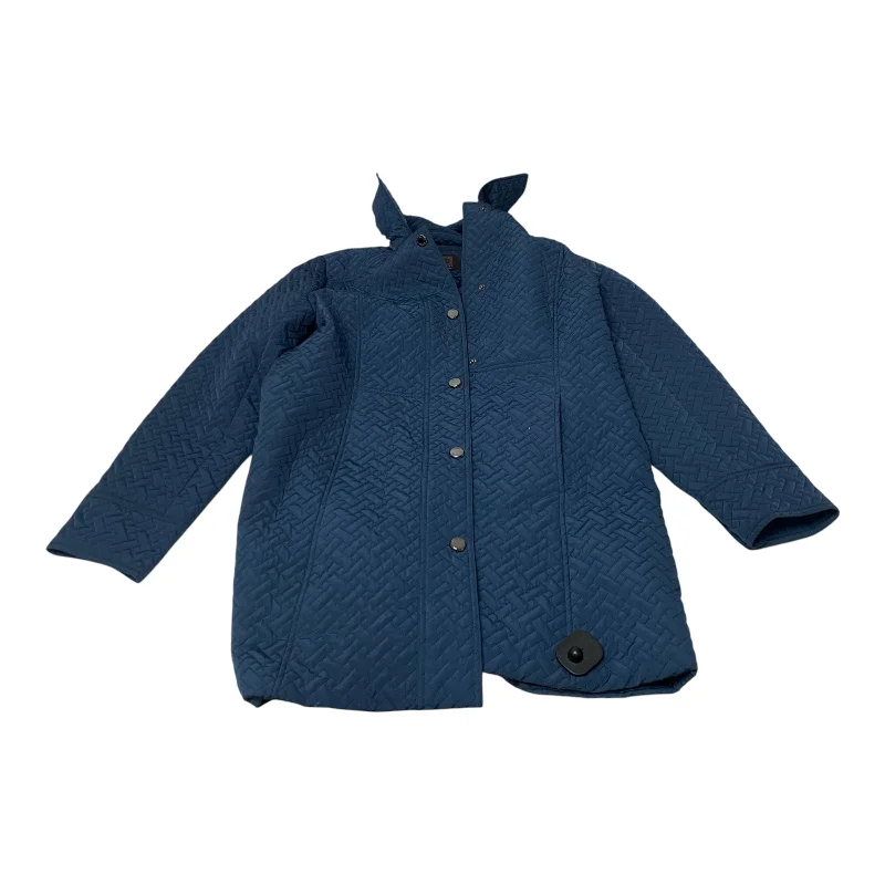 Coat Puffer & Quilted By Anne Klein In Blue, Size: S Casual Men's Japanese 