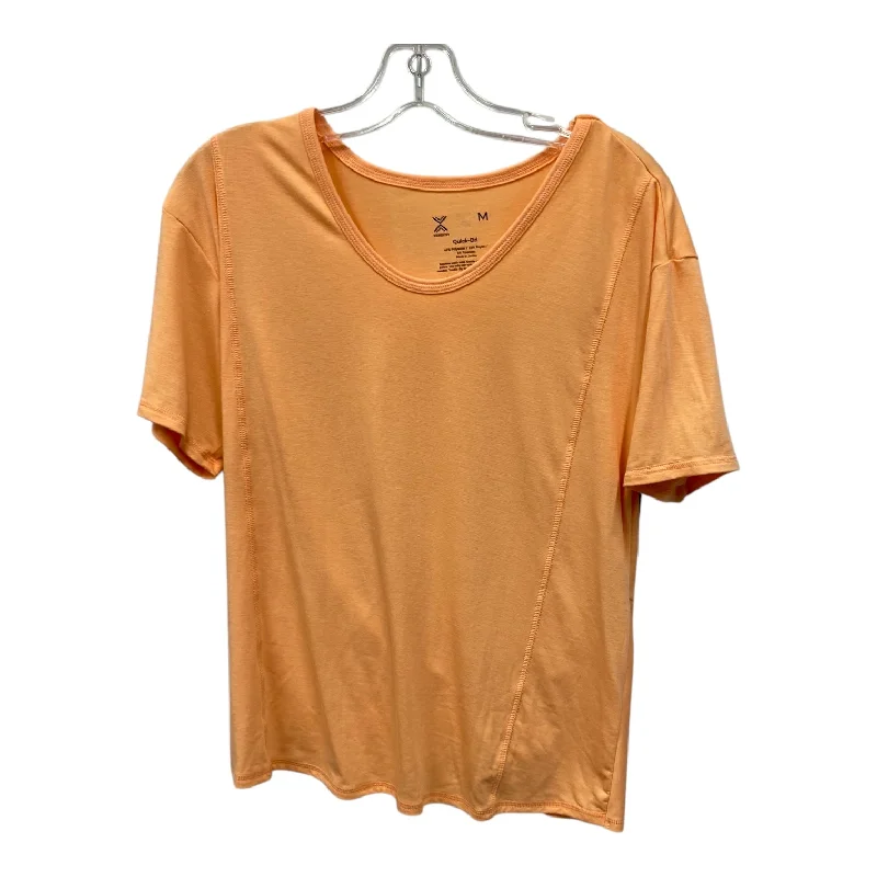 Athletic Top Ss By Xersion In Orange, Size:M Relaxed Men's Australian 