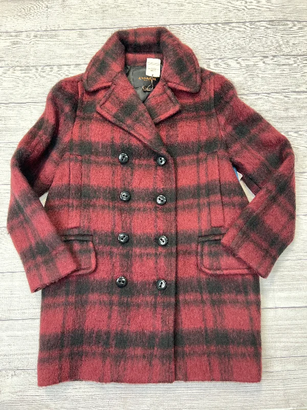 New! Coach Plaid Peacoat Designer   Size: S Lumberjack
