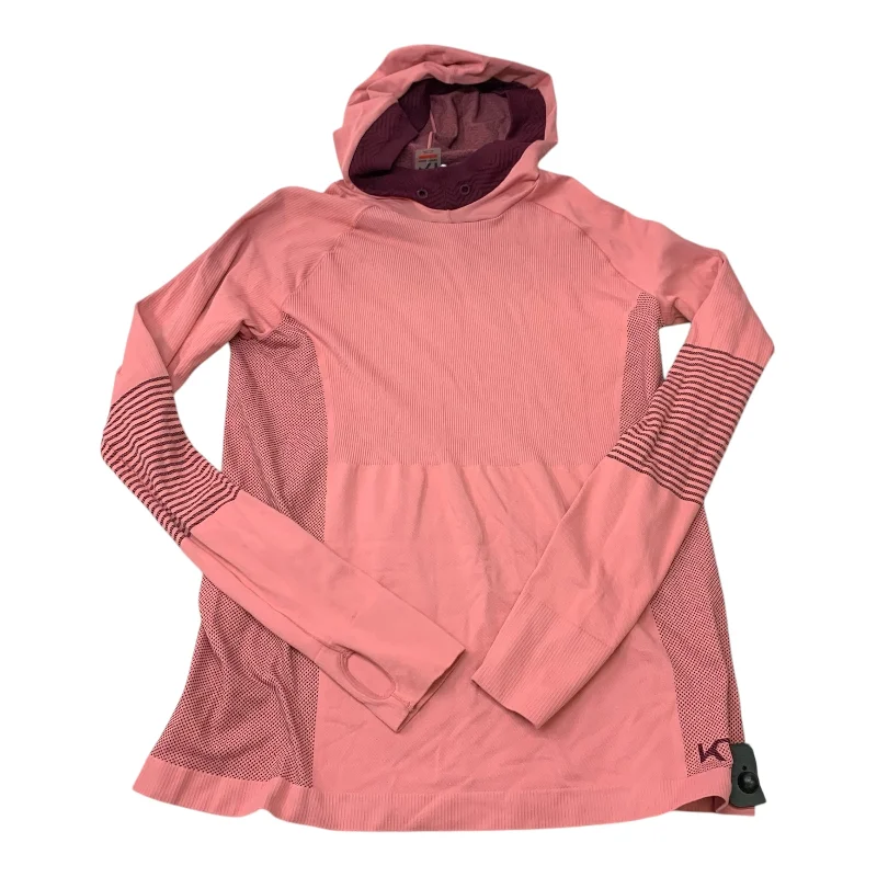 Athletic Top Long Sleeve Hoodie By Kari Traa In Pink, Size: Xl Rugged Men's Outdoor 