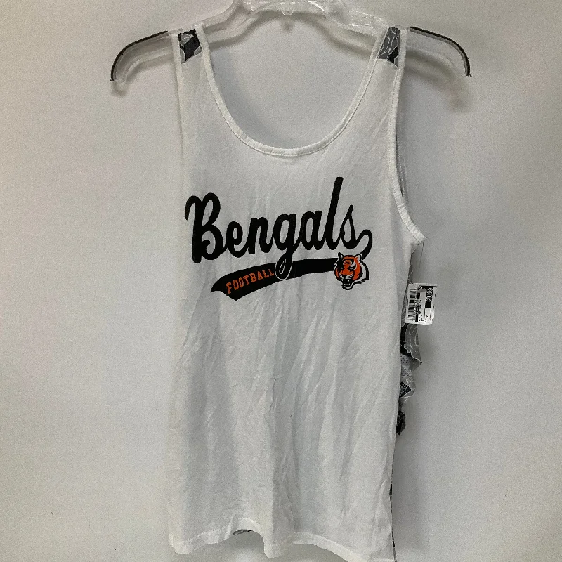 White Athletic Tank Top Clothes Mentor, Size S Athletic Men's High