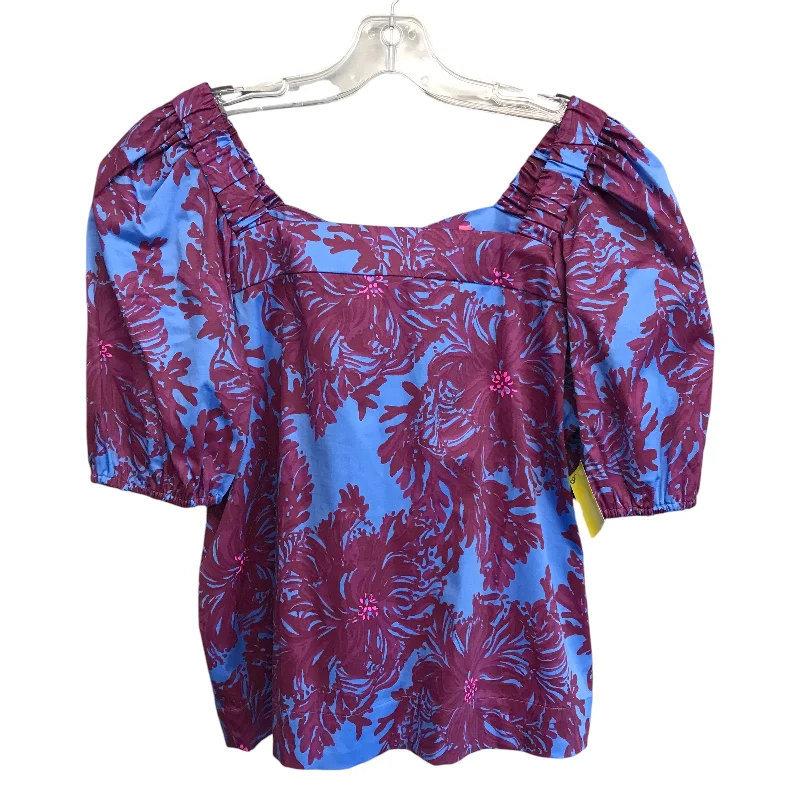 Top Ss Designer By Lilly Pulitzer In Multi, Size:S Elegant Men's Cashmere