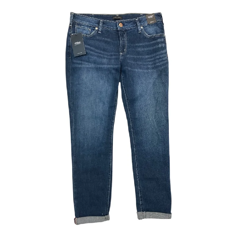Jeans Straight By Silver In Blue Denim, Size:18 Practical Men's Multi