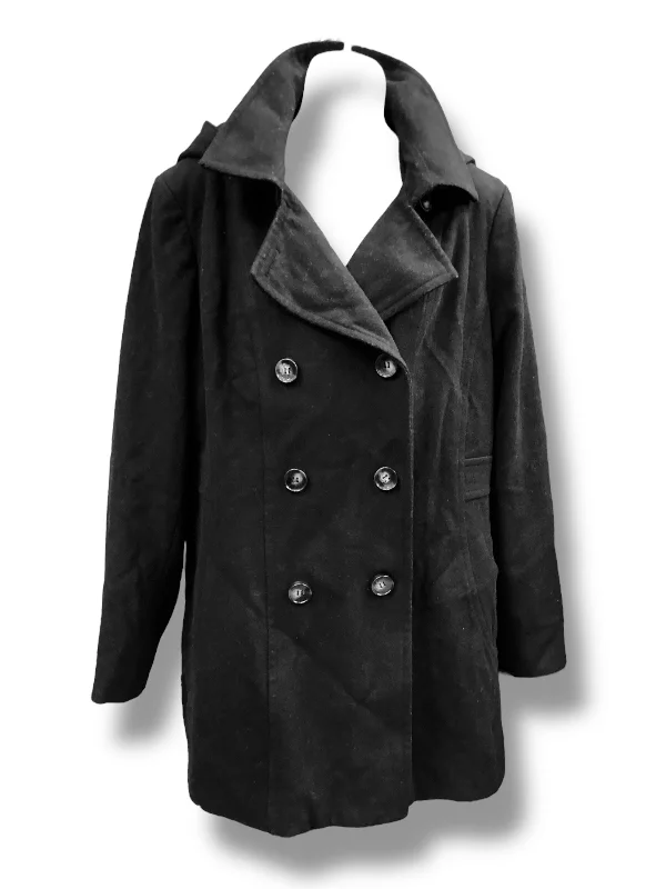 Coat Peacoat By Nautica In Black, Size: 2x Sophisticated Men's French