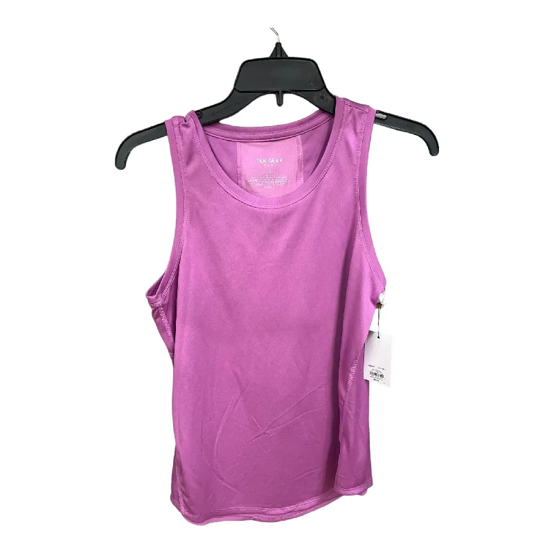 Purple Athletic Tank Top Tek Gear, Size S Dapper Men's Bow