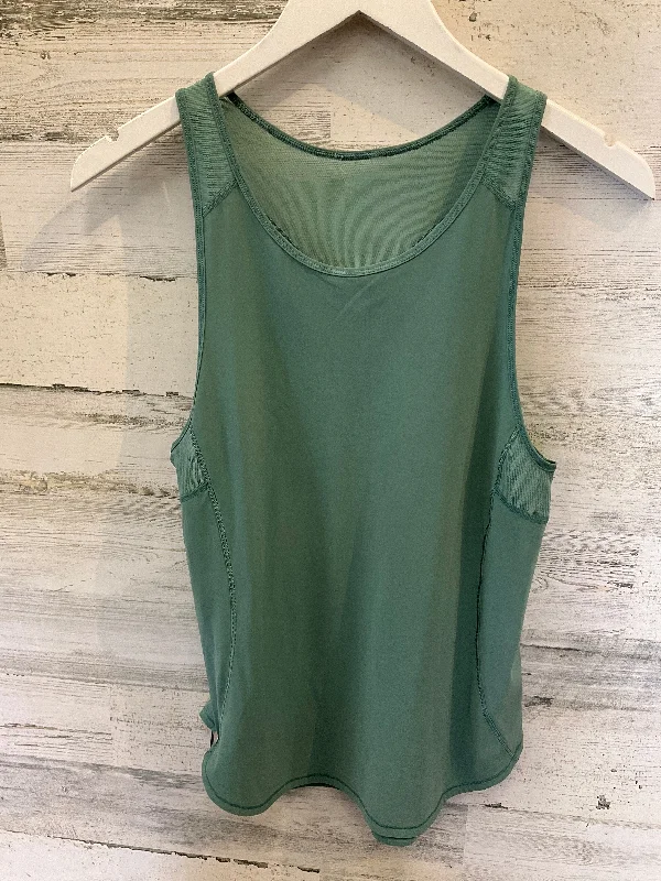 Green Athletic Tank Top Lululemon, Size S Dapper Men's Bow