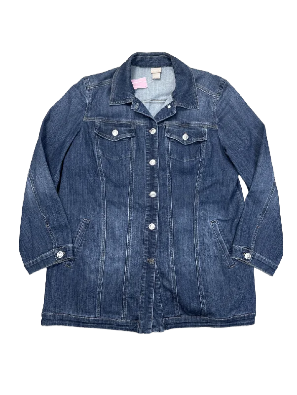 Jacket Denim By Chicos  Size: L Bohemian Men's Free