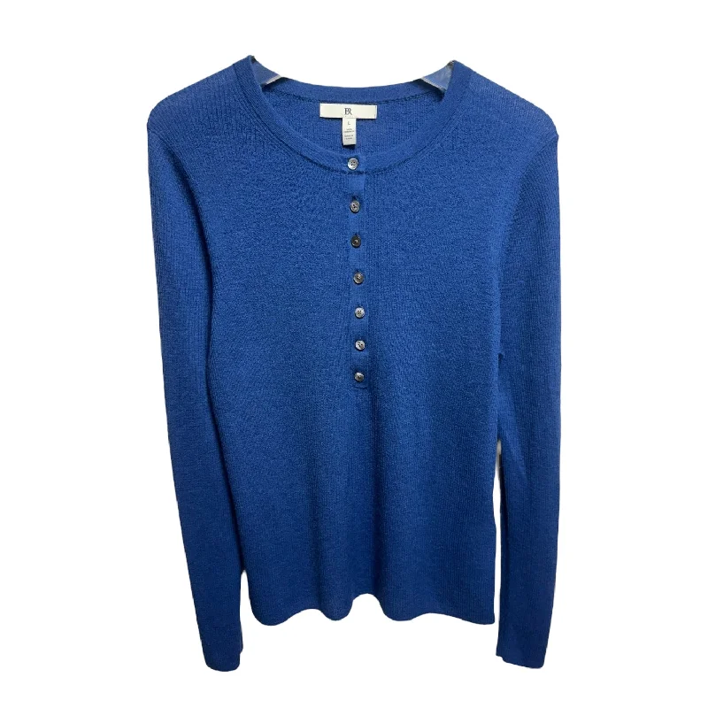 Sweater Cashmere By Banana Republic In Blue, Size: L Polished Men's Satin
