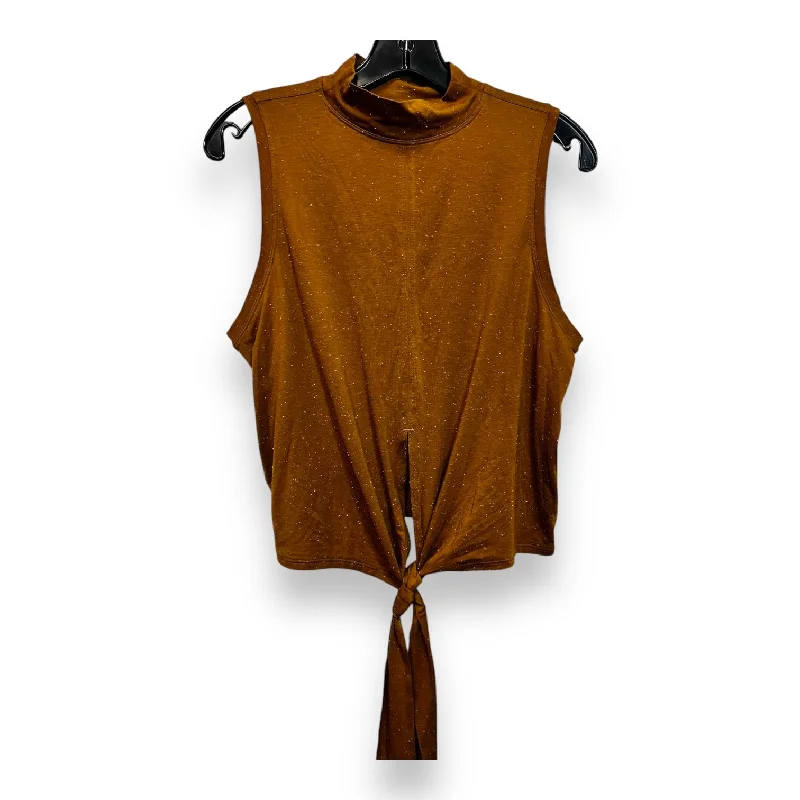 Athletic Tank Top By Lululemon In Gold, Size: 8 Traditional Men's Country