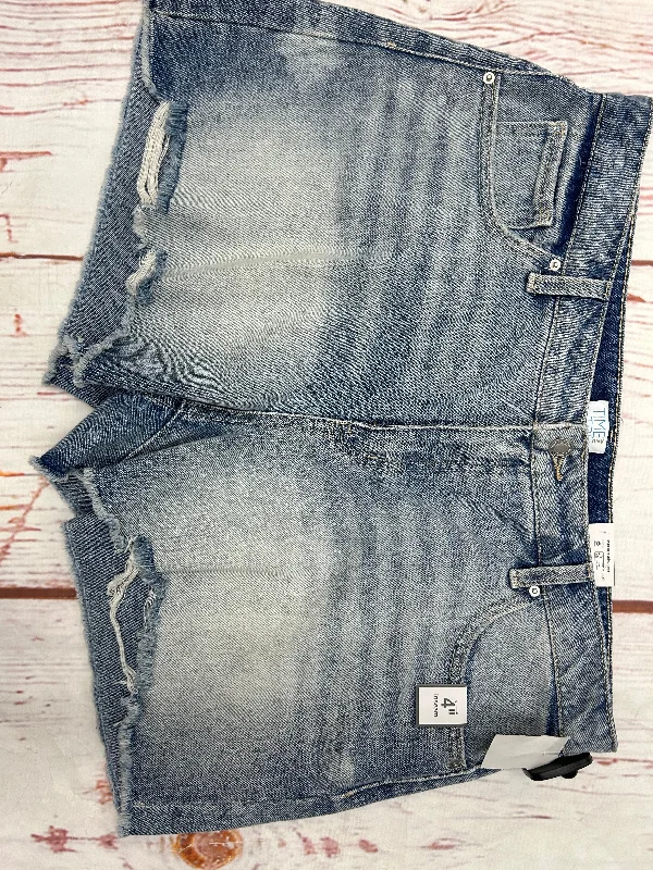 Shorts By Time And Tru In Denim Blue, Size: 16 Sleek Men's Metallic