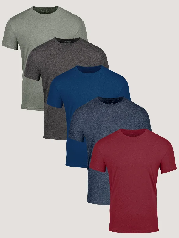 Fall Essentials Crew 5-Pack FINAL SALE Masculine Men's Thick