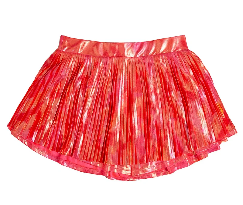 Coral Pleated Skort Casual Men's Short