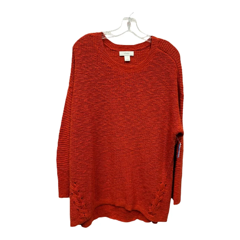 Sweater By Cj Banks In Orange, Size: 1x Dynamic Men's High