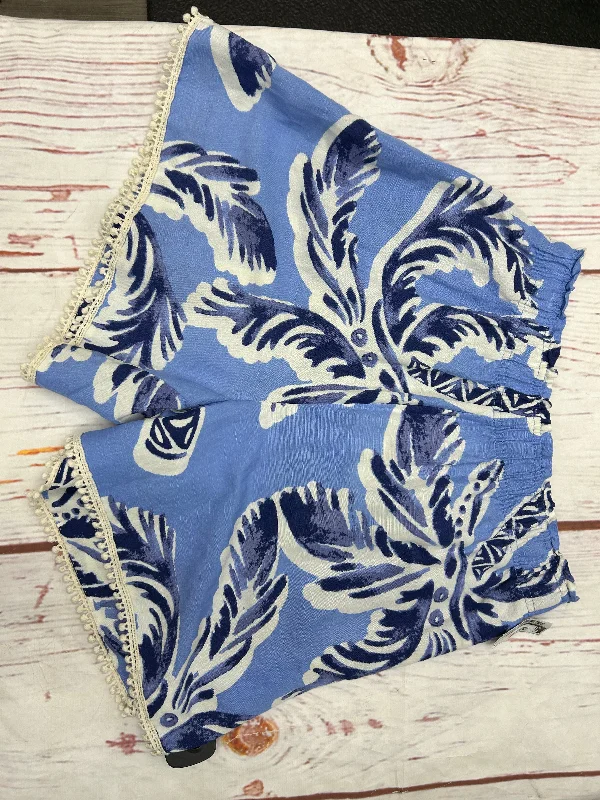 Shorts By H&m In Blue White, Size: M Laid