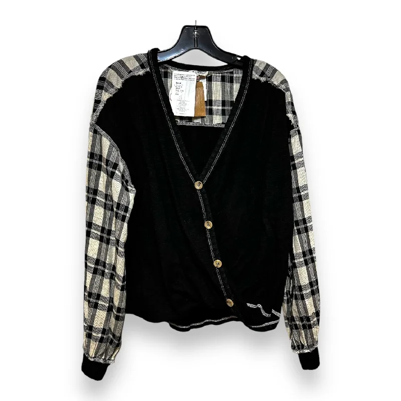 Top Long Sleeve By Umgee In Black, Size: S Sporty Men's Athleisure 