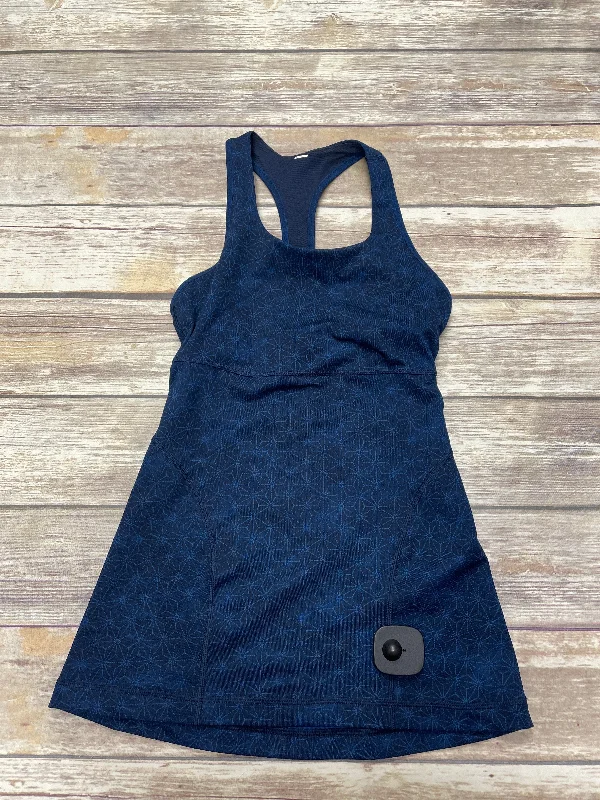 Athletic Tank Top By Lululemon In Blue, Size: 4 Masculine Men's Thick