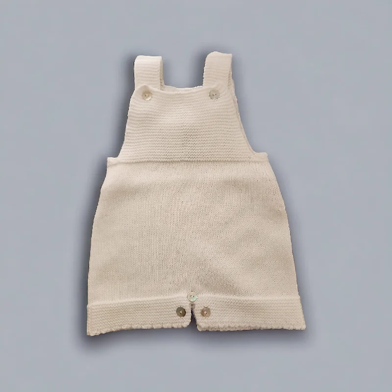 White Knit Romper Casual Men's Japanese 