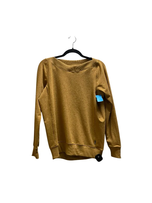 Athletic Top Long Sleeve Crewneck By Merrell In Brown, Size: Xs Traditional Men's Wool