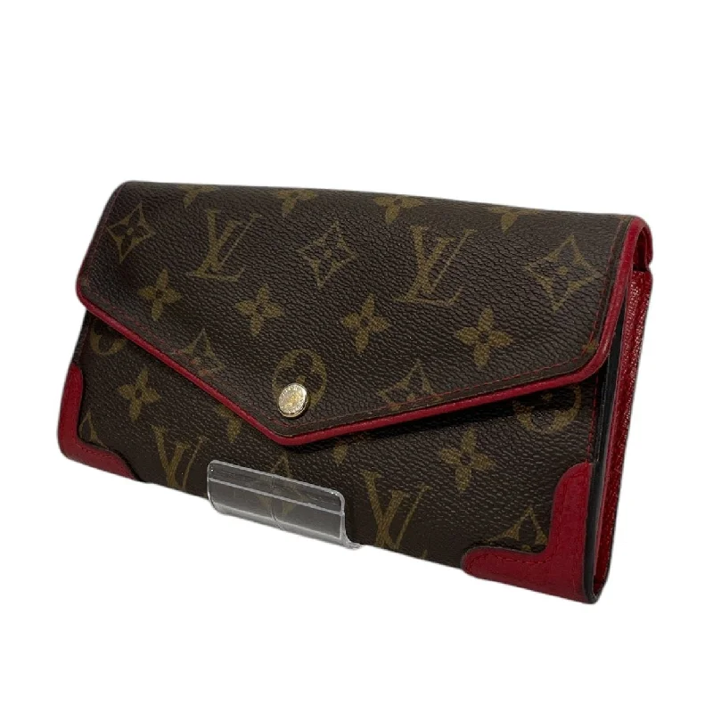 LOUIS VUITTON/Wallet/Monogram/Leather/BRW/ Sleek Men's Metallic