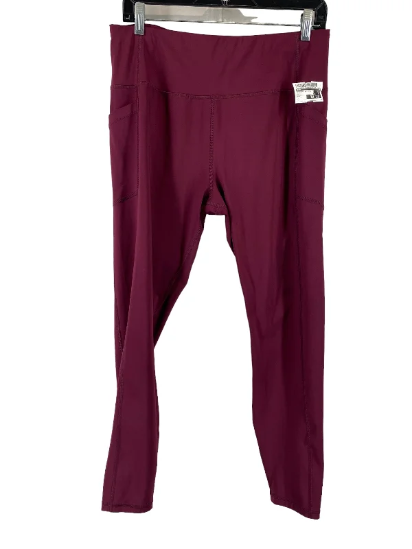 Athletic Leggings By Avia  Size: Xl Lumberjack
