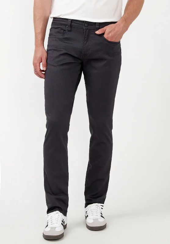 Slim Ash Men's Twill Pants in Authentic Charcoal Gray - BM22017 Traditional Men's Country