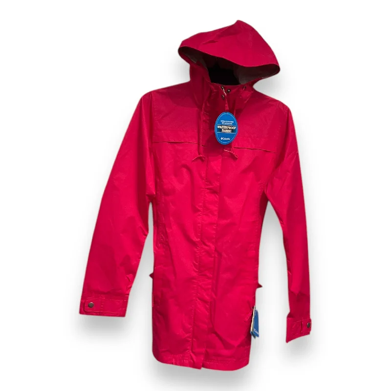 Coat Raincoat By Columbia In Pink, Size: M Modern Men's Tech