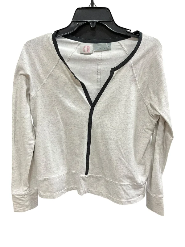 Athletic Top Long Sleeve Crewneck By Athleta In Grey, Size: S Traditional Men's Wool Athletic Top Long Sleeve Crewneck By Athleta In Grey, Size: S Traditional Men's Wool