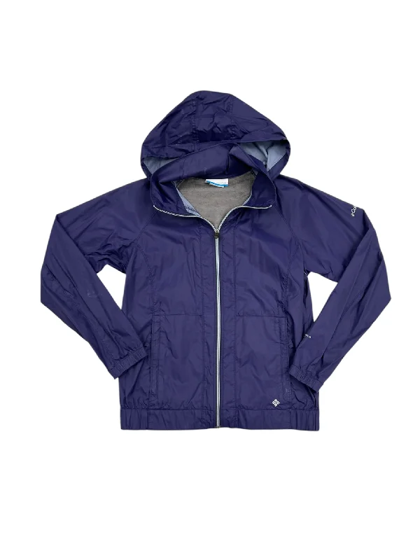 Athletic Jacket By Columbia In Purple, Size: M Cool Men's Distressed