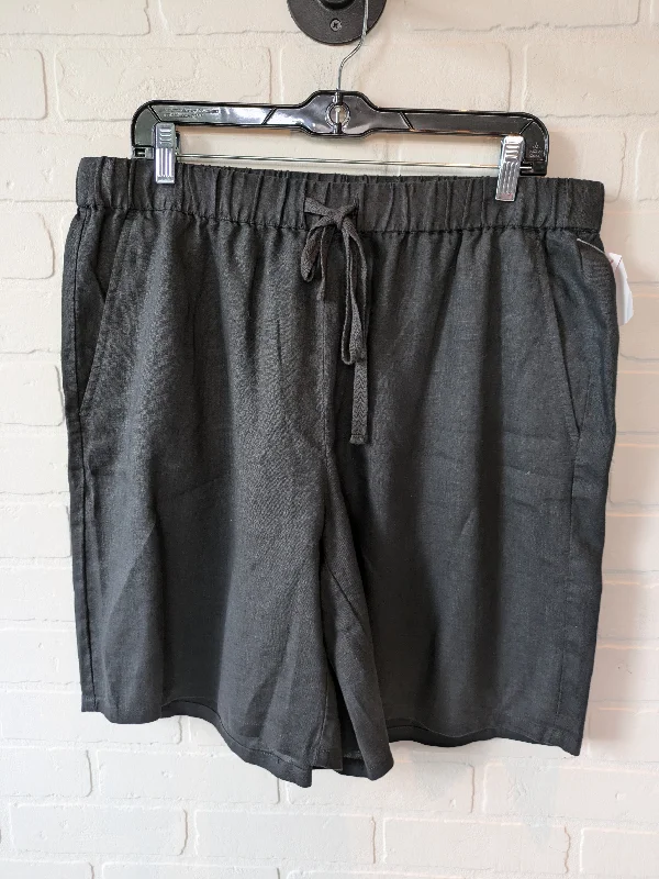 Shorts By Eileen Fisher In Grey, Size: 12 Preppy Men's College