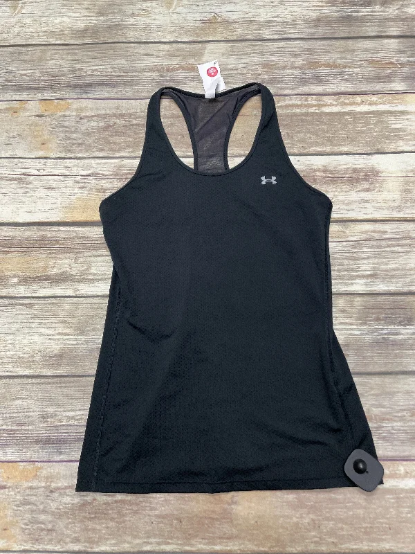 Black Athletic Tank Top Under Armour, Size S Monochromatic All
