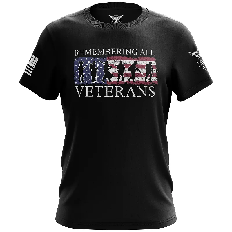 Veterans Remembered Short Sleeve Shirt Casual Men's Short