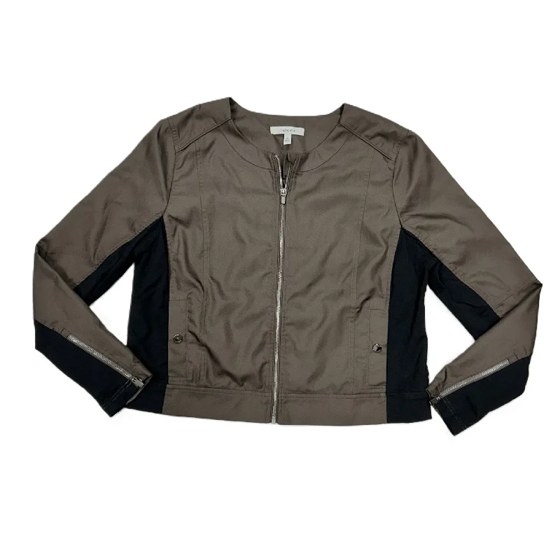 Athletic Jacket By Athleta In Black & Brown, Size: Xl Rugged Men's Outdoor 