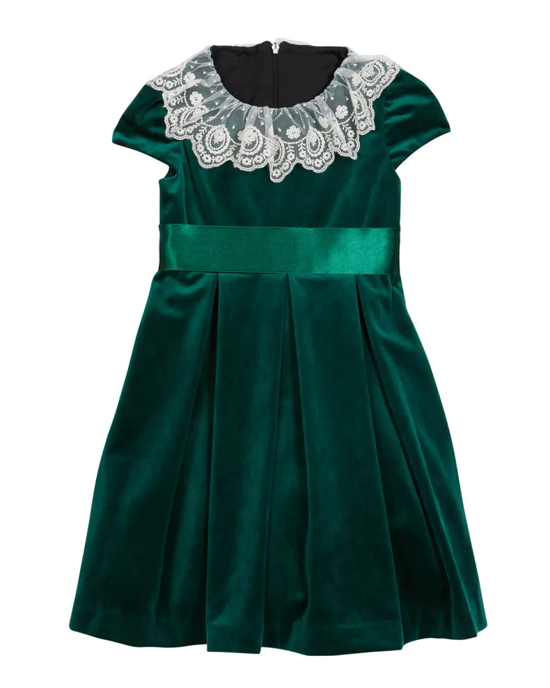 Girl's Velvet Dress Masculine Men's Thick