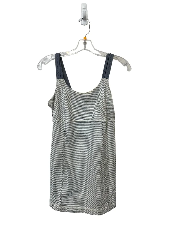 Striped Pattern Athletic Tank Top Lululemon, Size 8 Confident Men's Power