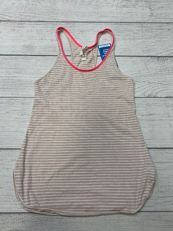 Striped Athletic Tank Top Lululemon, Size 4 Athletic Men's High